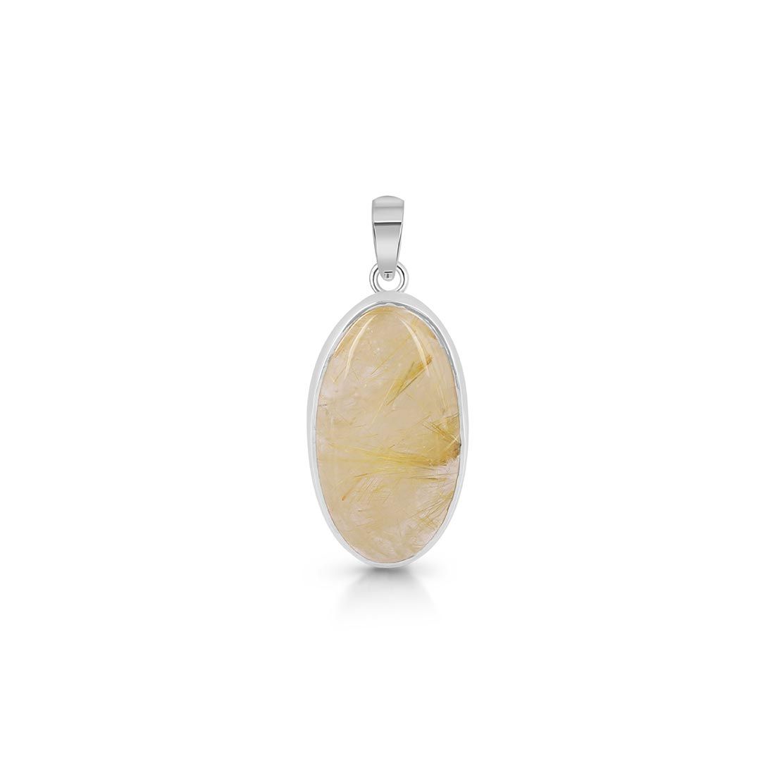 Golden Rutile Pendant-(GDR-P-10.)